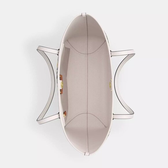 COACH CBI53 City Tote Bag With Floral Print Coated Canvas *SEALED* - Picture 4 of 8